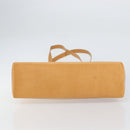 CELINE Macadam Canvas Tote Bag PVC Beige Gold Auth 160703-5