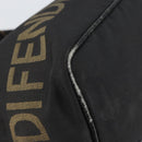 FENDI Hand Bag Nylon Black Silver Auth 160704-14