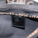 FENDI Hand Bag Nylon Black Silver Auth 160704-17