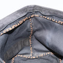 FENDI Hand Bag Nylon Black Silver Auth 160704-19