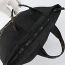 FENDI Hand Bag Nylon Black Silver Auth 160704-6