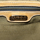 FENDI Zucca Canvas Hand Bag 2way Black Brown Auth 160706V-22