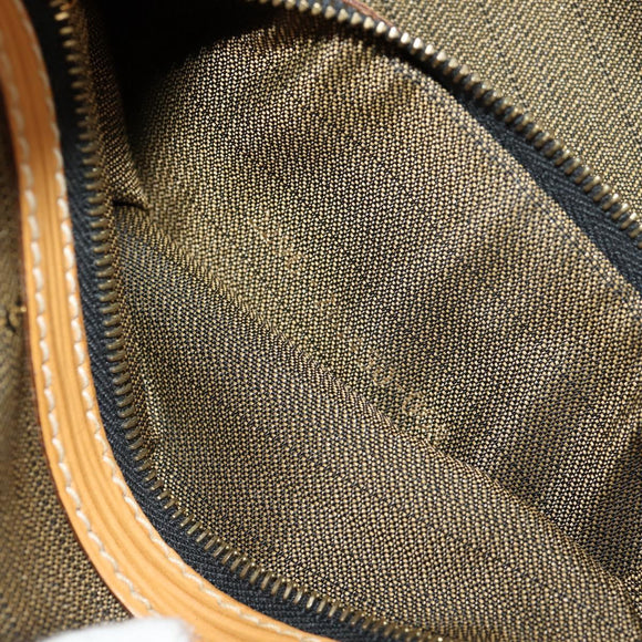 FENDI Zucca Canvas Hand Bag 2way Black Brown Auth 160706V