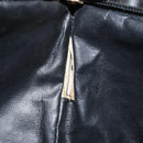 FENDI Hand Bag Enamel Black Auth 160708-11