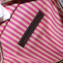 FENDI Zucca Canvas Tote Bag PVC Black Brown Auth 160709-12