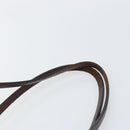 FENDI Zucca Canvas Tote Bag PVC Black Brown Auth 160709-8