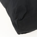 PRADA Tote Bag Nylon Black Silver Auth 160710-13
