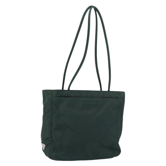 PRADA Tote Bag Nylon Khaki Auth 160711