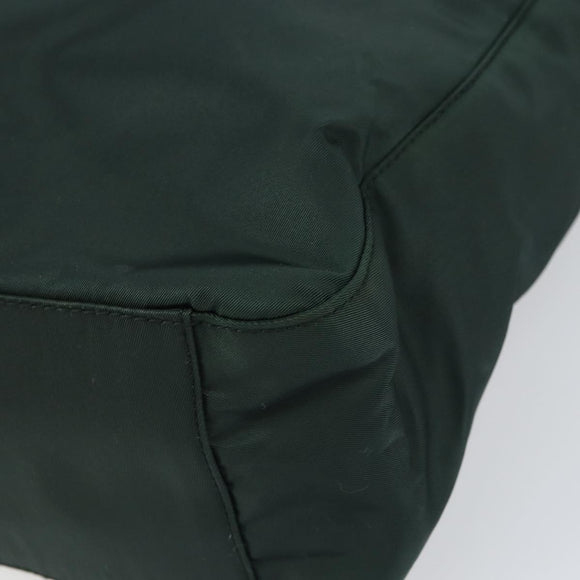 PRADA Tote Bag Nylon Khaki Auth 160711