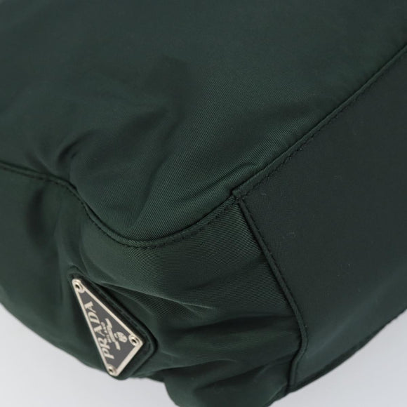 PRADA Tote Bag Nylon Khaki Auth 160711