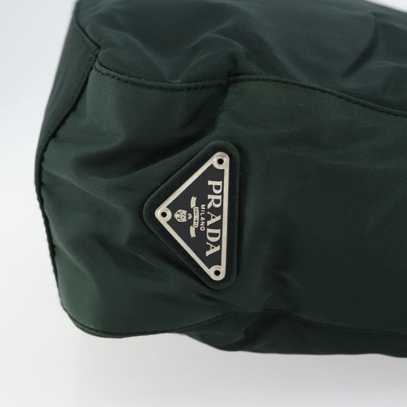 PRADA Tote Bag Nylon Khaki Auth 160711