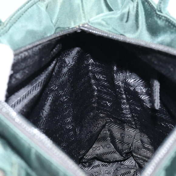 PRADA Tote Bag Nylon Khaki Auth 160711