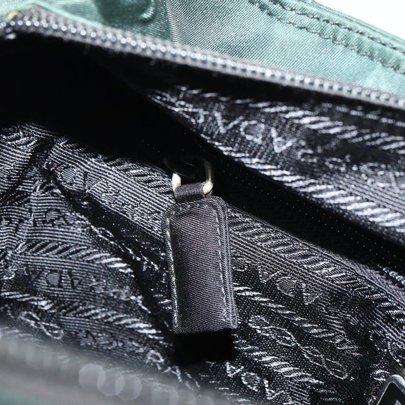 PRADA Tote Bag Nylon Khaki Auth 160711