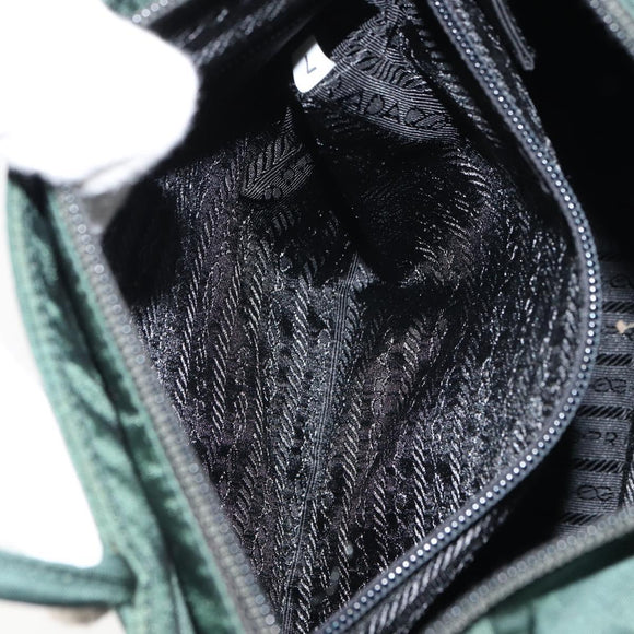 PRADA Tote Bag Nylon Khaki Auth 160711