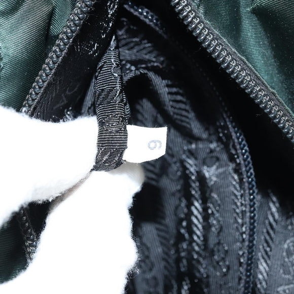 PRADA Tote Bag Nylon Khaki Auth 160711