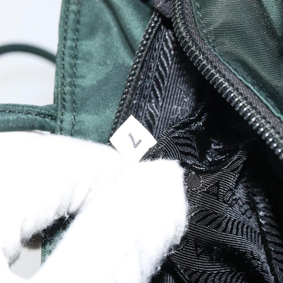 PRADA Tote Bag Nylon Khaki Auth 160711