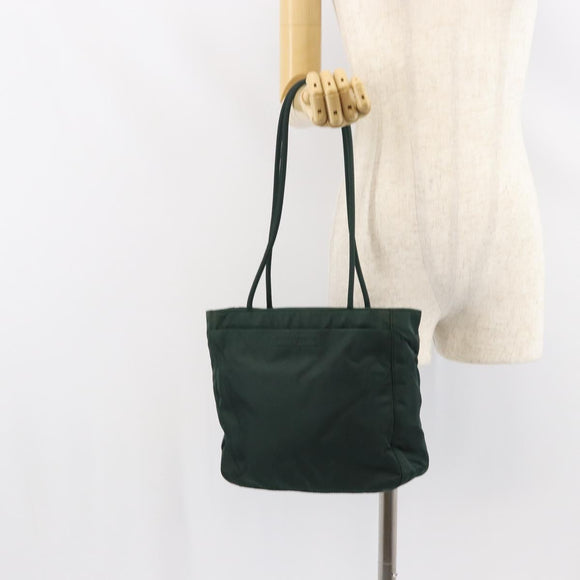 PRADA Tote Bag Nylon Khaki Auth 160711
