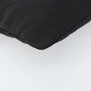 PRADA Shoulder Bag Nylon Black Silver Auth 160712-15