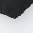 PRADA Shoulder Bag Nylon Black Silver Auth 160712-17