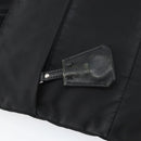 PRADA Shoulder Bag Nylon Black Silver Auth 160712-19