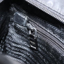 PRADA Shoulder Bag Nylon Black Silver Auth 160712-23