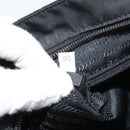 PRADA Shoulder Bag Nylon Black Silver Auth 160712-12