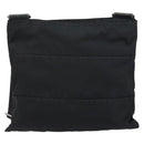 PRADA Shoulder Bag Nylon Black Silver Auth 160712-2