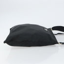PRADA Shoulder Bag Nylon Black Silver Auth 160714-3