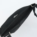 PRADA Shoulder Bag Nylon Black Silver Auth 160714-6