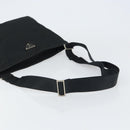 PRADA Shoulder Bag Nylon Black Silver Auth 160714-7