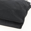 PRADA Tote Bag Nylon Black Silver Auth 160715-12