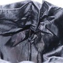 PRADA Tote Bag Nylon Black Silver Auth 160715-18