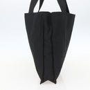 PRADA Tote Bag Nylon Black Silver Auth 160715-5