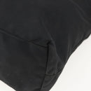 PRADA Tote Bag Nylon Black Silver Auth 160717-15