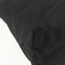 PRADA Tote Bag Nylon Black Silver Auth 160717-13