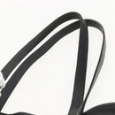 PRADA Tote Bag Nylon Black Silver Auth 160717-8
