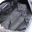 PRADA Shoulder Bag Nylon Black Silver Auth 160718-18