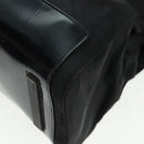 PRADA Tote Bag Nylon Black Silver Auth 160719-16