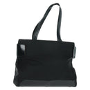 PRADA Tote Bag Nylon Black Silver Auth 160719-1