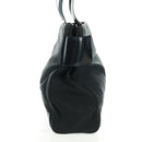 PRADA Tote Bag Nylon Black Silver Auth 160719-4