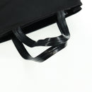 PRADA Tote Bag Nylon Black Silver Auth 160719-7