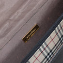 BURBERRY Hand Bag Leather Black Gold Auth 160722-18