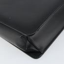 BURBERRY Shoulder Bag Leather Black Silver Auth 160723-16