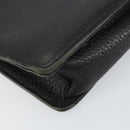 BURBERRY Business Bag Leather Black Auth 160724-13