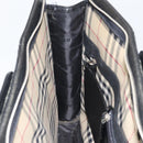 BURBERRY Business Bag Leather Black Auth 160724-17
