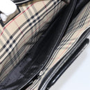 BURBERRY Business Bag Leather Black Auth 160724-19