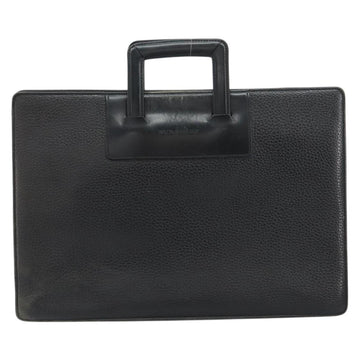 BURBERRY Business Bag Leather Black Auth 160724 - 0