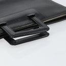 BURBERRY Business Bag Leather Black Auth 160724-7