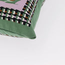 MARNI Flower Pattern Tote Bag Canvas Green Auth 160729-9