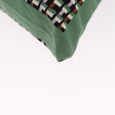 MARNI Flower Pattern Tote Bag Canvas Green Auth 160729-16